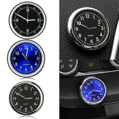 1x Mini Pocket Quartz Analog Watch Clock For Car Boat Motorcycle Accessories • $5.88