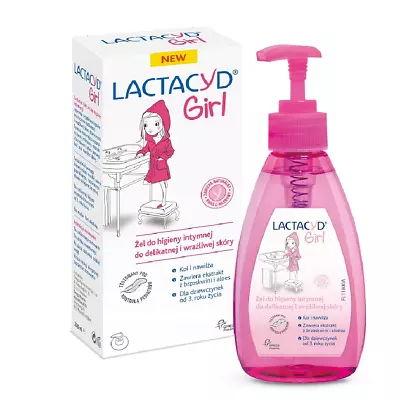 Lactacyd Girl SENSITIVE Skin Intimate Hygiene Daily Wash Gel For Children 200ml • £9.49