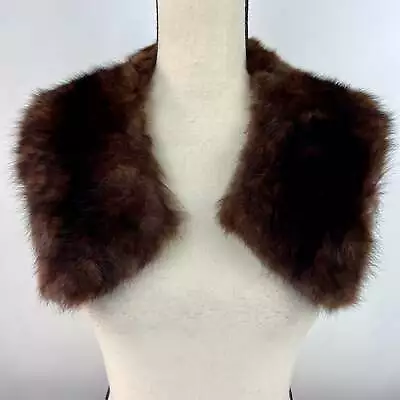 Vintage Brown Fur Collar • $20