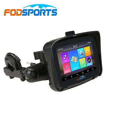 5'' Waterproof GPS Navigation Touch Screen Motorcycle Car Navigator 16GB + Maps • $134.99