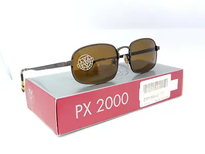 Vuarnet  018 Brown  Metal Vintage Sunglasses 90s Px 2000  France New In Box • $85