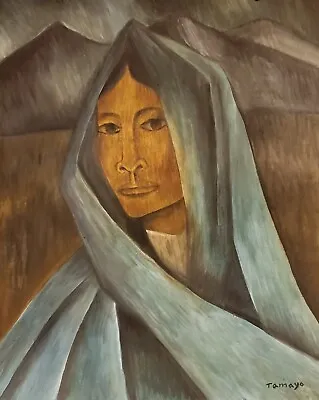 TAMAYO Rufino.   Mujer Campesina   Original Gouache Painting Signed COA • $5000