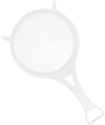 Chef Aid Nylon Mesh Plastic Strainer White 15cm 6 Inch • £5.87