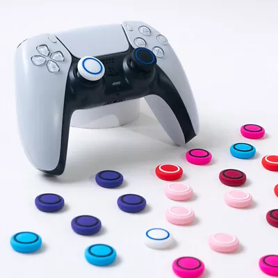 Soft Thumb Grips Thumbsticks Cap Cover For Switch Pro PS4 PS5 Xbox One Xbox 360 • £7.19