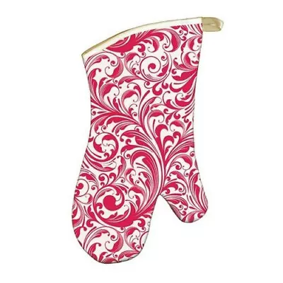 Michel Design Works Cotton Kitchen Oven Mitt Holiday Christmas Candy Cane - NEW • $8.50