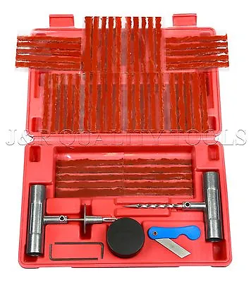 57pc Tire Repair Kit DIY Flat Tire Repair Car Truck Motorcycle Home Plug Patch • $20.95