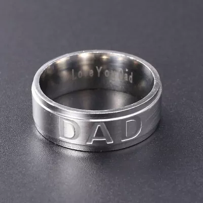 Father Ring: Love You Finger Ring For Dad - Christmas Birthday Father's Day • £4.99