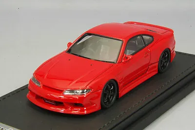 1/43 Ig Ignition Nissan VERTEX S15 Sylvia Red TE37 Type 18 Inches IG2132 • $189.99