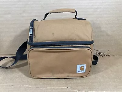 Carhartt Deluxe Dual Compartment Insulated Lunch Cooler Bag Carhartt Brown Box • $19.99