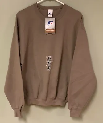 Vintage Russell Athletic Sweatshirt Made In Mexico Beige Men's Medium • $16.37