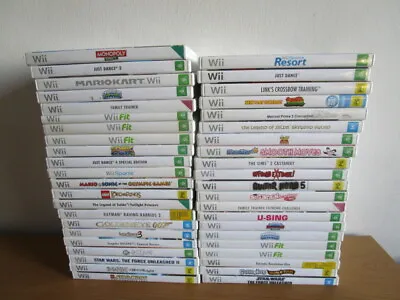 WII Game Wii U Games Assorted Bundle *Choose Your Game* ASSORTED GAMES • $6.59