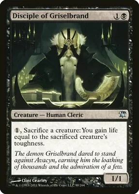 Disciple Of Griselbrand Innistrad Magic MTG Creature CARD 1x (098/264) • $0.99