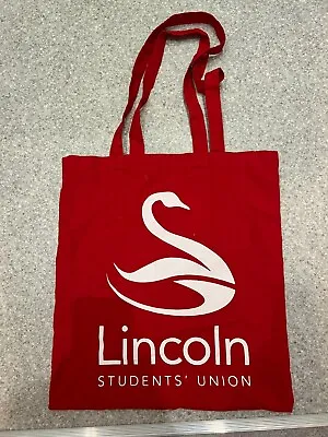 University Of Lincoln Tote Bag Lincoln Students Union Tote Bag FREE UK POSTAGE • £4.95