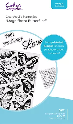£7.75 • Buy Crafters Companion - Unmounted Clear Acrylic Stamp - 11.4 X 15.2 Cm