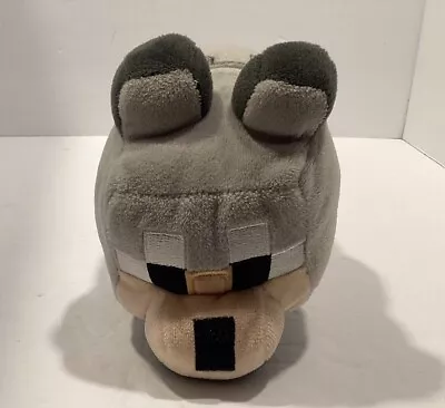 Minecraft Plush Toy Wolf Dog Mojang 8 Inch  Jinx Stuffed Pixelated Eyes • $7.64