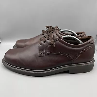 SAS Ambassador Oxfords Men S Size 12 M Brown Leather Diabetic Lace-Up • $49.95