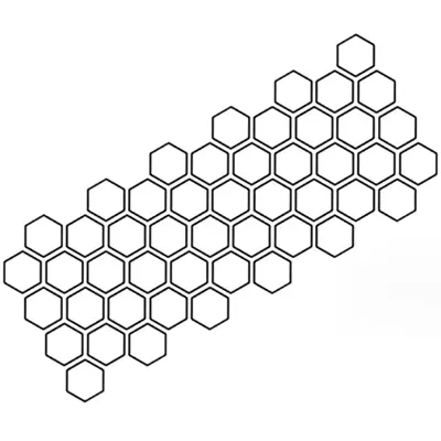 Honeycomb Hexagon Pattern Sticker Vinyl Decal For Car SUV Truck Motorcycle Body • $17.90