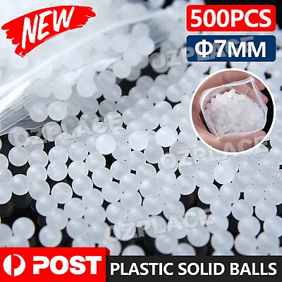 500PCS 7mm Diameter PP Solid Plastic Balls Roller Bearing Transmission HOT AU • $9.95