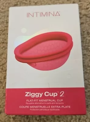 Intimina Ziggy Cup 2 Size B New Gen Ultra-Thin Flat-Fit Reusable Menstrual Cup • $16.99