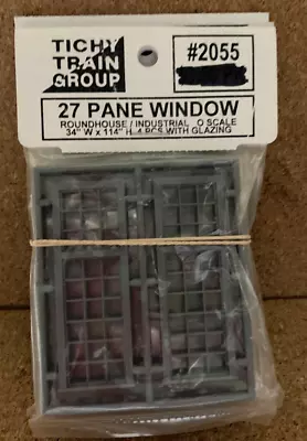 Tichy Train 2055 - 27 Pane Window O Scale 34  X 114  - 4 Pieces W/ Glazing • $3.45