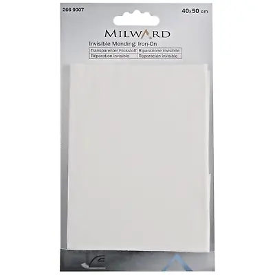 Transparent Iron-on Mending Repair Sheet Fabric Patch Repairs Fabric Invisible • £3.89