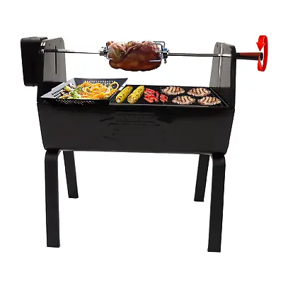 $159.99 • Buy BBQ Grill Charcoal Portable Outdoor Camping Grilling Smoker Barbeque Rotisserie