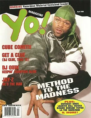 $12.99 • Buy Yo! Magazine #78 4/99 Method Man Ice Cube Jay-z Outkast Busta Tupac