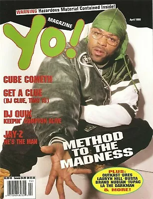 $12.99 • Buy Yo! Magazine #78 4/99 Method Man Ice Cube Jay-z Outkast Busta Tupac