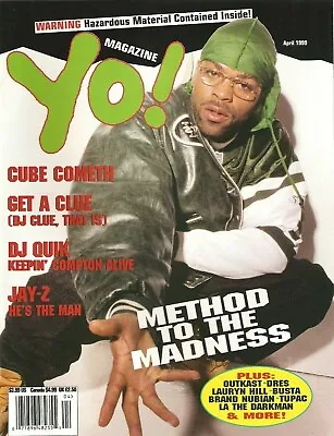 Yo! Magazine #78 4/99 Method Man Ice Cube Jay-z Outkast Busta Tupac • $19.99