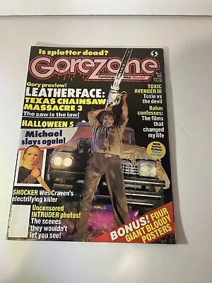 $17 • Buy GoreZone Magazine #11 January 1990 Fangoria Leather Face: Texas Chainsaw 3