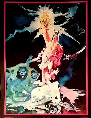 ESTEBAN MAROTO  PERSEUS & MEDUSA  FANTASY ART PRINT 18x24  1977 EARTH ART MINT • $49.95