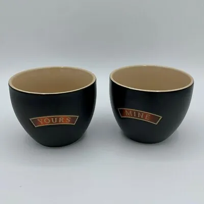 Bailey's Irish Cream Yours & Mine Ice Cream Cups Bowls (2) St. Patrick's Day! • $25.29