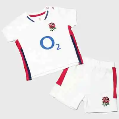 England Rugby Baby Kit England Rugby Baby Shirt & Short Set Official White • £16.50