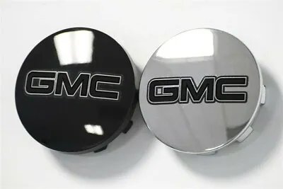 4 Gmc Sierra Yukon 2500 Center Cap Logos Black Decals Vinyl Stickers 20 22 Wheel • $14.99