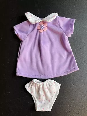 12  13  Doll Clothes Baby Alive Stella 10” Reborn Newborn Purple Dress & Panties • $7.25