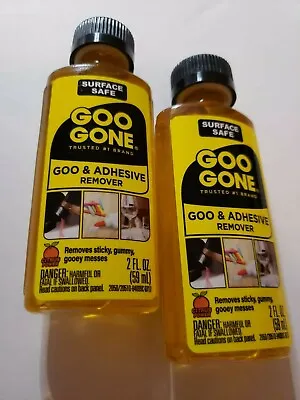 Goo Gone 2oz Citrus Solvent Cleaner X2 Removes Stickers Tape Oil Gum  • $8.99