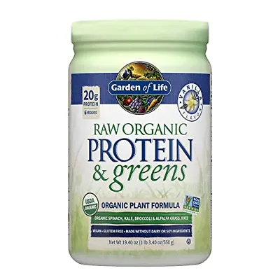 $40.07 • Buy Garden Of Life Raw Organic Protein & Greens, Vanilla 20 Servings (Pack 1) 