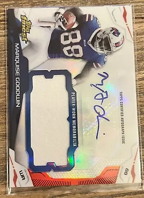 2014 Topps Finest Marquise Goodwin Patch Auto  • $5