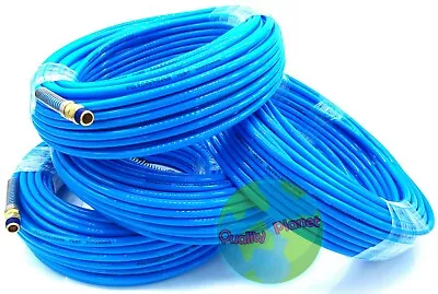 (Qty-4) 100ft X 1/4  NPT Air Compressor PU Hose Roofing Framing Carpentry Hose • $119.99