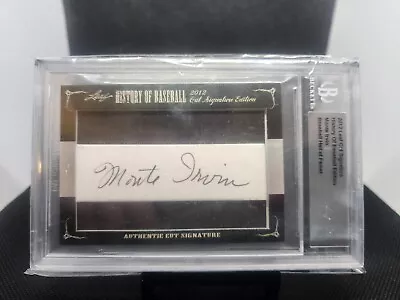 Monte IRVIN 2017 LEAF CUT SIGNATURE • $12.12