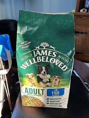 James Wellbeloved Ocean Fish And Rice Adult Dog Food - 2kg • £10