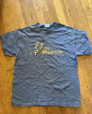 Vtg Van Morrison North America 2004 Tour Double Sided T-Shirt Size M • $35