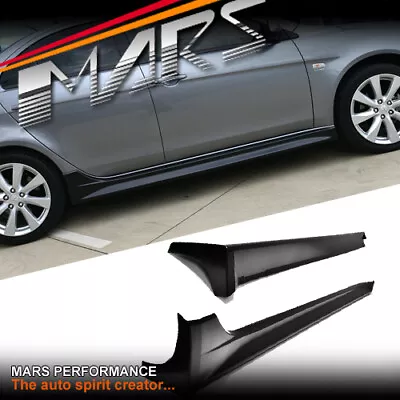 Evolution X Style Side Skirts For Mitsubishi CJ CF Lancer 2007-19 Sedan Bodykit • $399.99