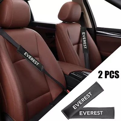 2pcs For Ford Everest Accessories White Safety Seat Belt Shoulder Pad Covers • $18.99