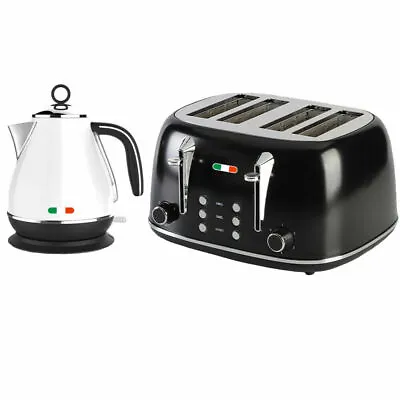 Vintage Electric Kettle And Toaster SET Combo Deal Stainless Steel Not Delonghi • $149.99