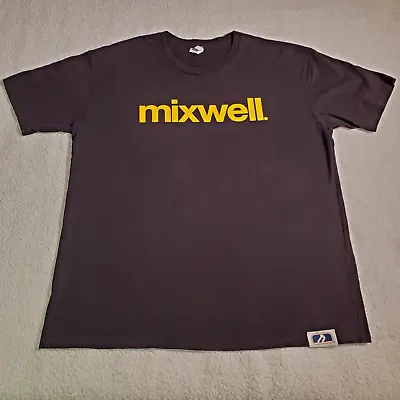 Vintage MIXWELL Shirt Mens XL Black Virtual Music DJ Turntable Mixing Raves • $39.99
