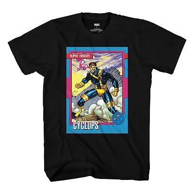 X-Men Cyclops 90's Trading Card By Jim Lee Marvel Comics Adult T-Shirt • $21.95
