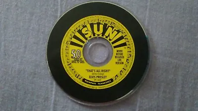 $10 • Buy Elvis Presley Thats All Right Unreleased Live 1972 Version Mini Cd 2004