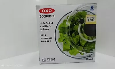 Oxo Good Grips Little Salad & Herb Spinner *unused In The Box* • £8.35