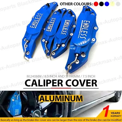 4PCS/Set 3D Blue ENDLESS Style Car Universal Disc Brake Caliper Covers Kit M+S • $44.99